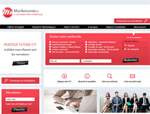 Tablet Screenshot of marketvente.fr